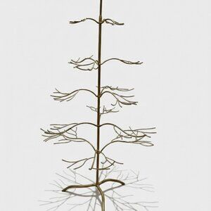 Tripar 36 Inch Metal Jewelry Display Ornament Christmas Tree Matte Gold